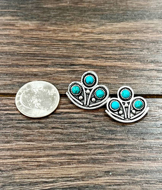 723772, Turquoise Stud Earrings