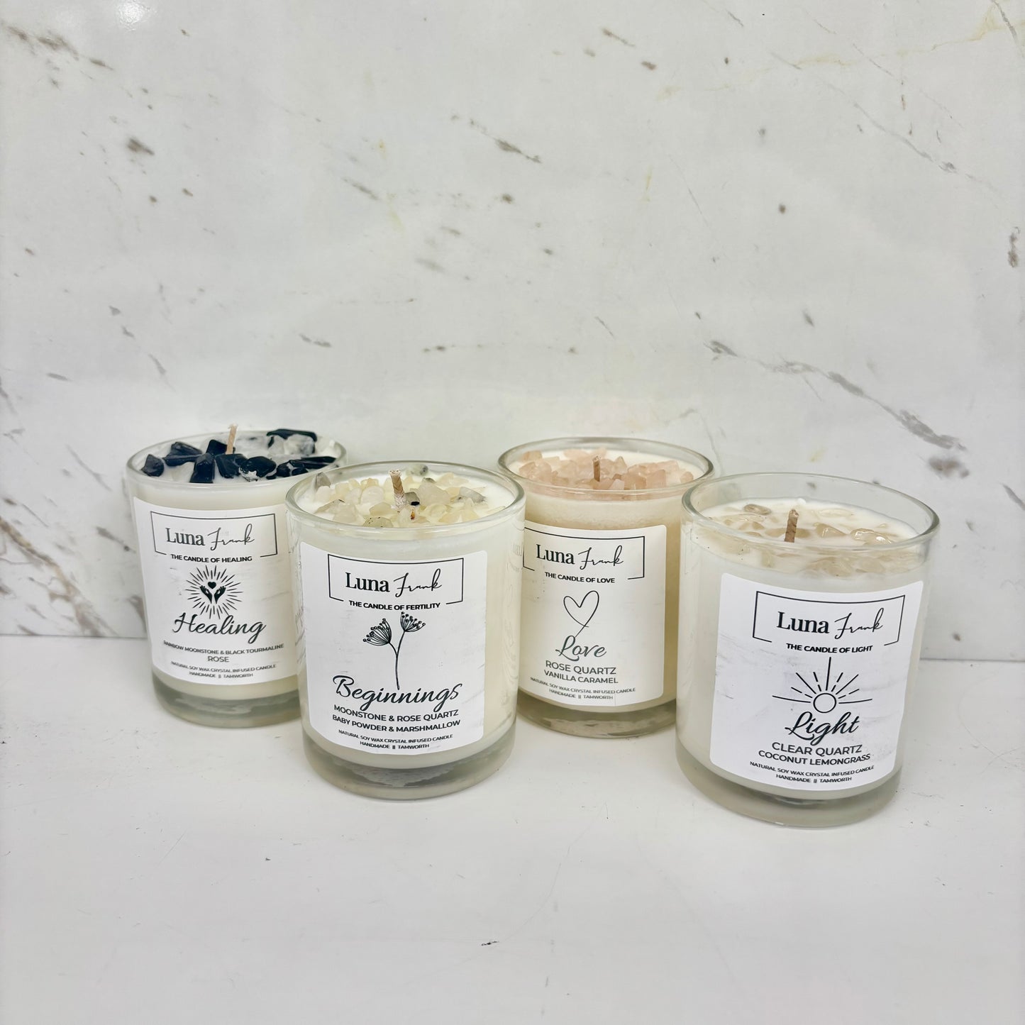 New Beginning - Crystal Candle Gift Pack