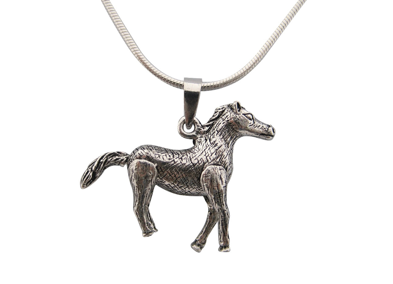 Sterling Mr Silver Moving Horse Pendant