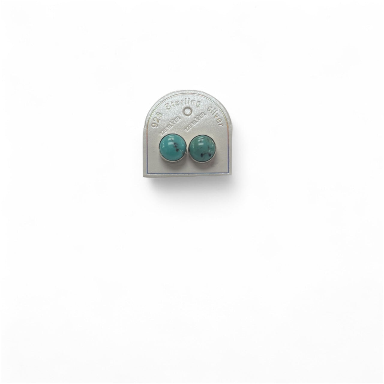Signature Silver & Turquoise Round Studs