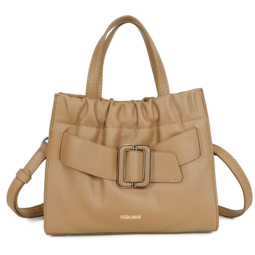 Tobia - Vegan Leather Bag - Tan