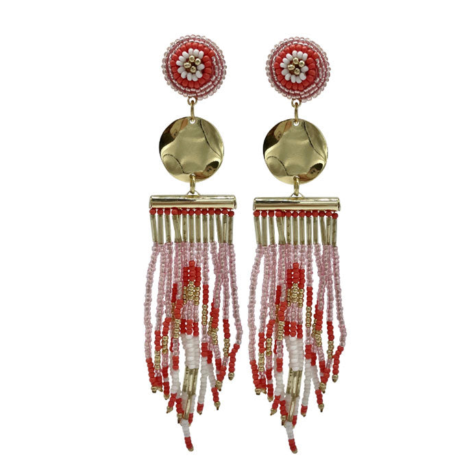 Tasmin Earrings - Pink