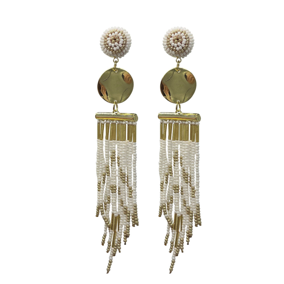 Tasmin Earrings - White