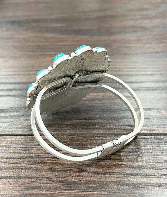 710721, Navajo Turquoise Cuff Bracelet