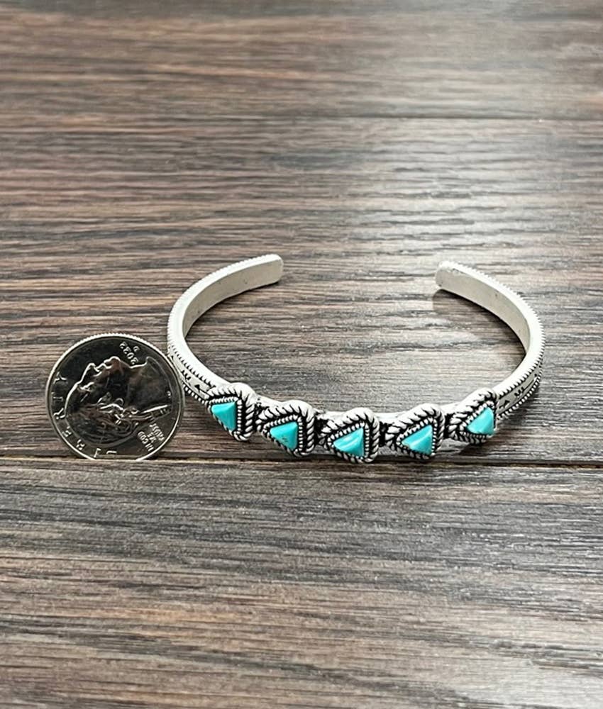 711318, Turquoise Cuff Bracelet