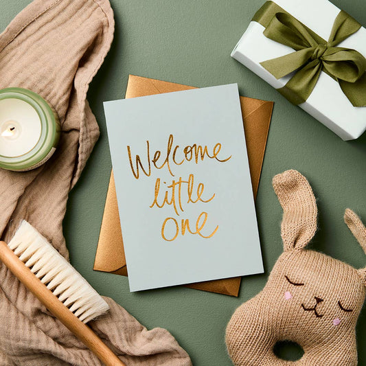 Welcome Little One (Coast Blue) Greeting Card