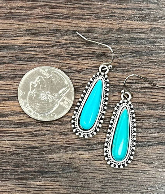 720245, Turquoise Earrings