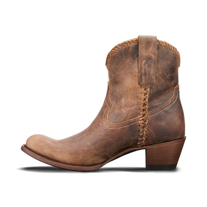 LANE BOOT - PLAIN JANE SHORTIE BROWN