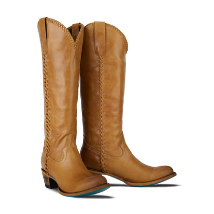 Plain Jane Boot - Saddle