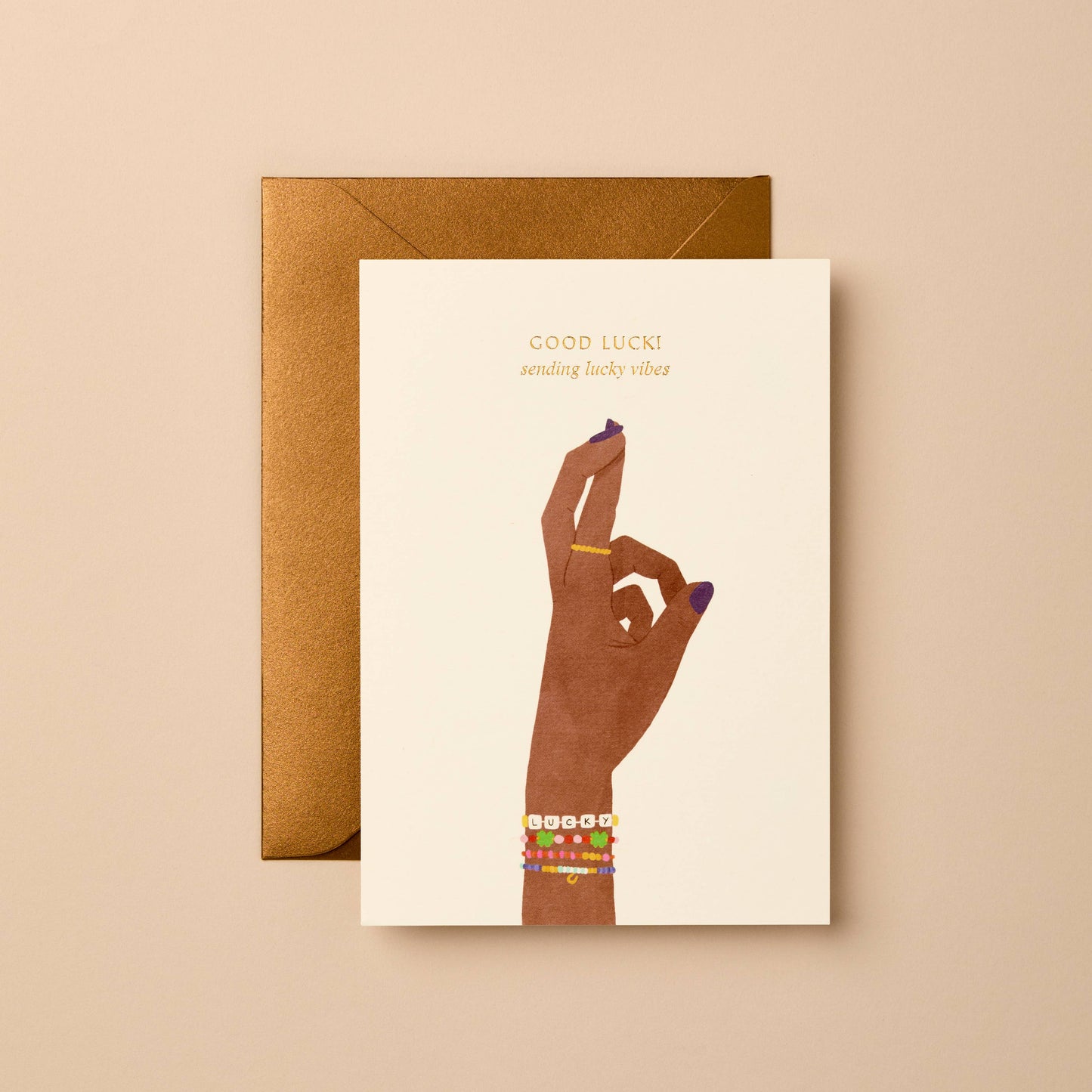 Lucky Vibes - Good Luck Card