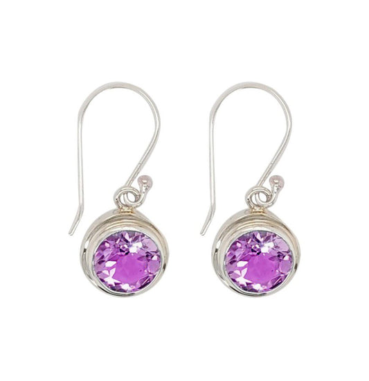 Silver & Amethyst Earrings