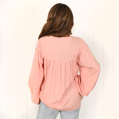 Ava - Pink Top