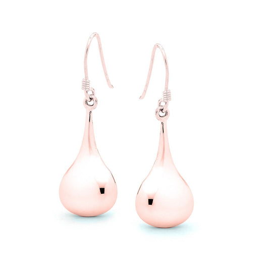 18ct Rose Gold Teardrop