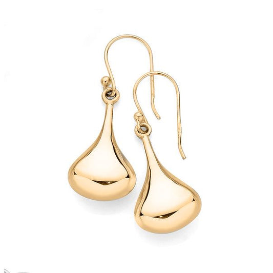 14ct Yellow Gold Teardrop