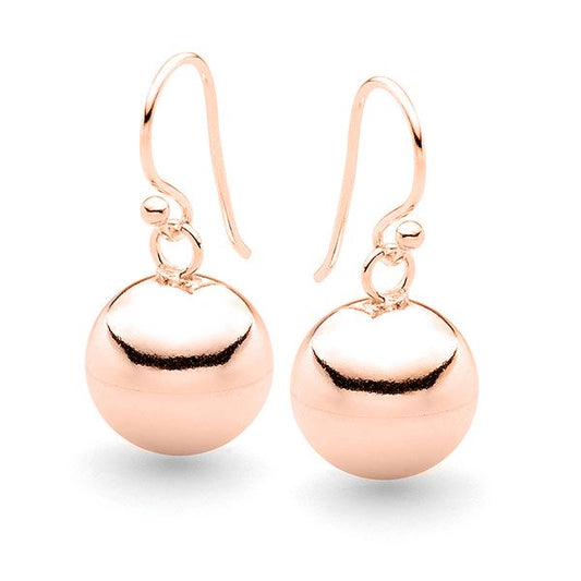 18ct Rose Gold Flash Dipped on Sterling Silver Earrings