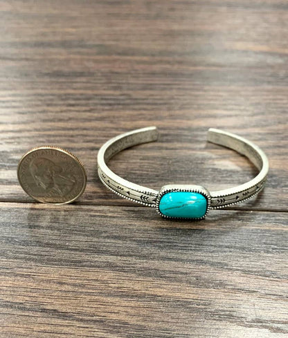 711103, Turquoise Cuff Bracelet