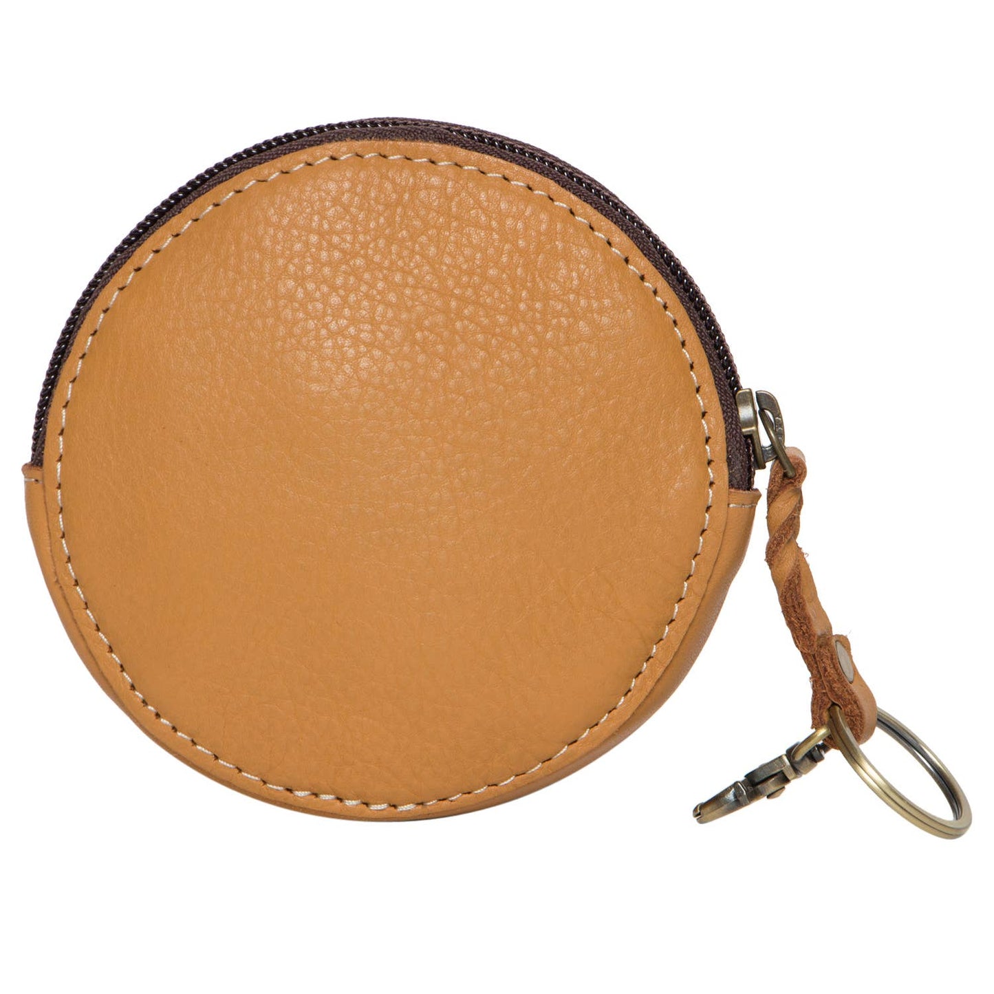 Tooling Leather Round Purse - CA10