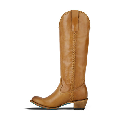 Plain Jane Boot - Saddle
