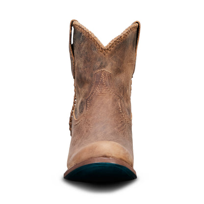 LANE BOOT - PLAIN JANE SHORTIE BROWN