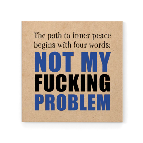 The Path To Inner Peace - Defamations Magnet