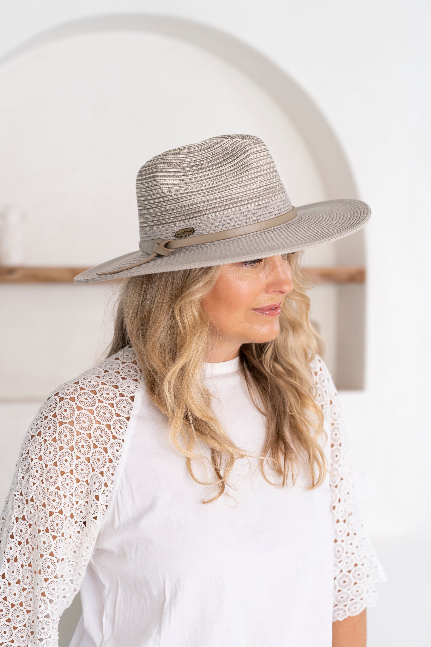 Elaine Wide Brim Panama