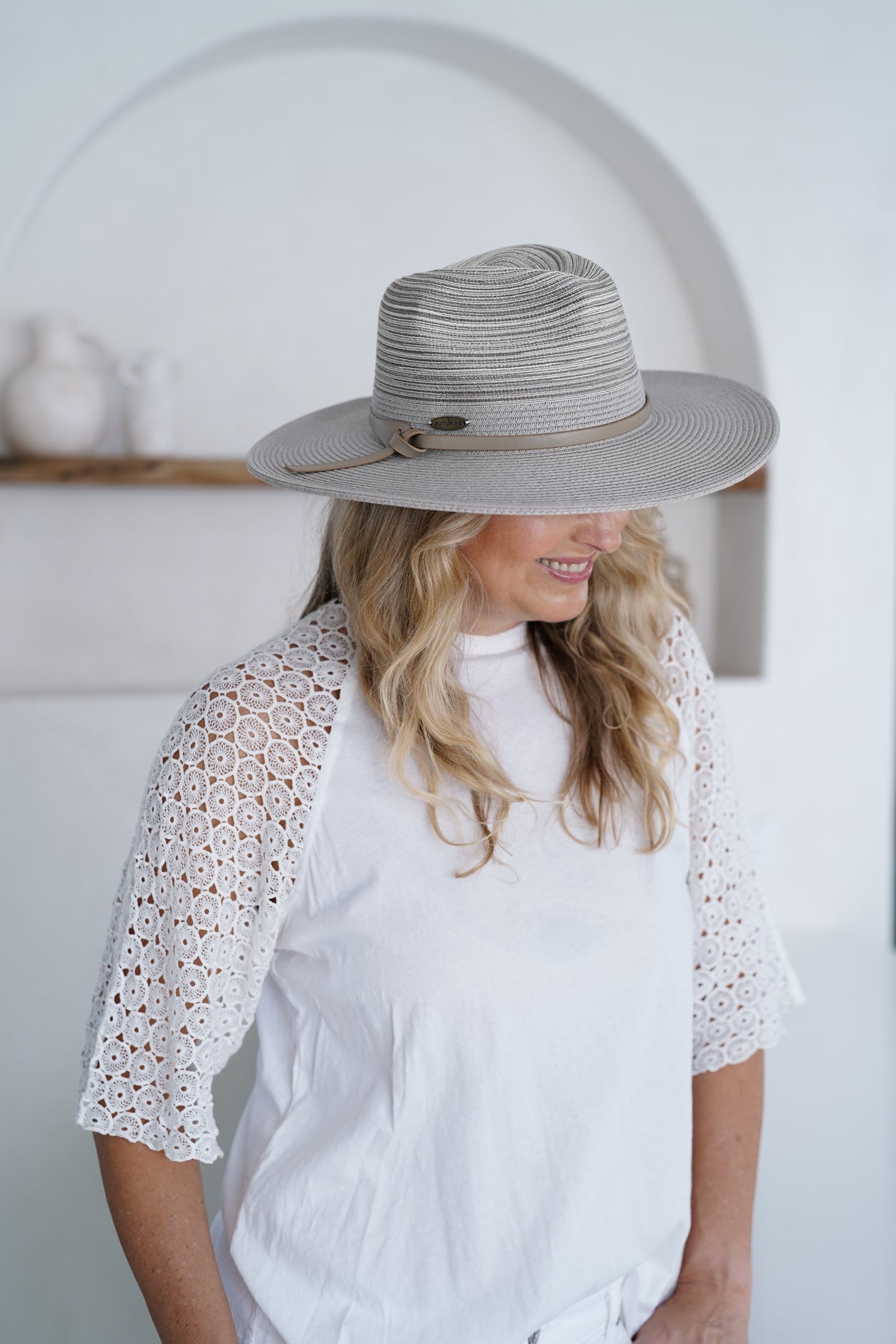 Elaine Wide Brim Panama