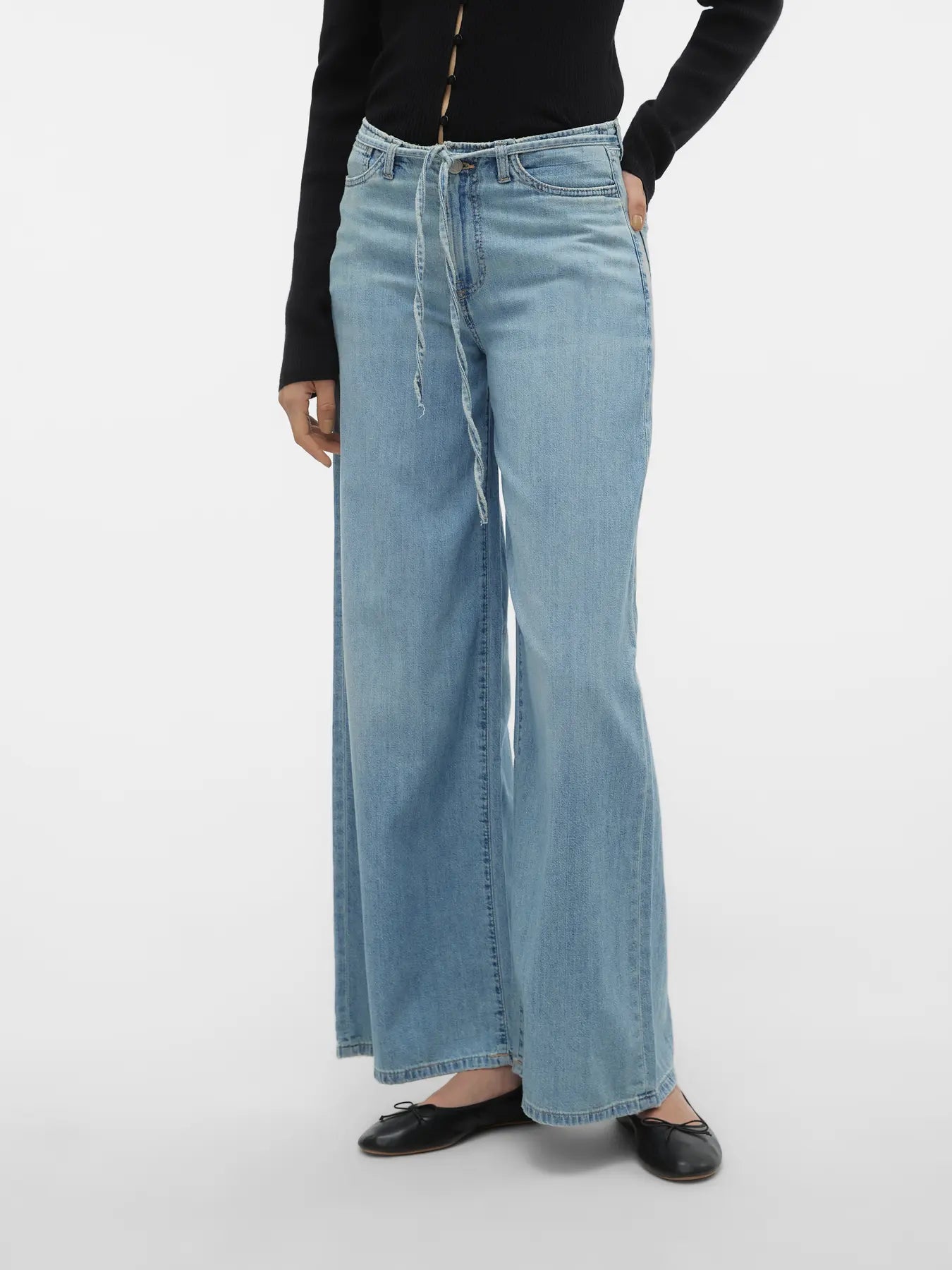 Annet - Wide Belt Jeans
