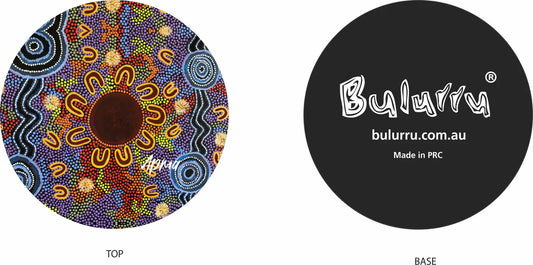 Wine Glass Base Cover - Women Gathering at Waterholes