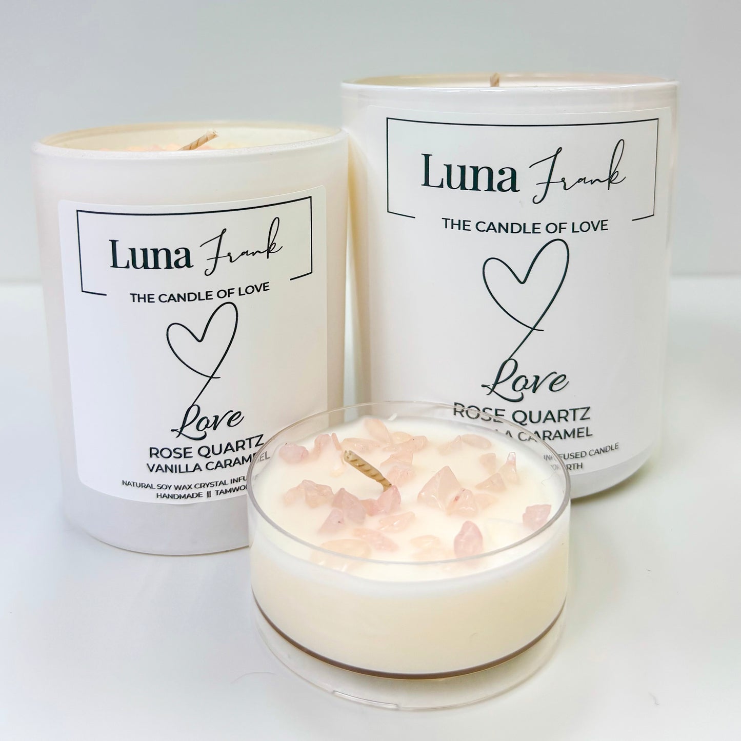 Love - Crystal Infused Candles