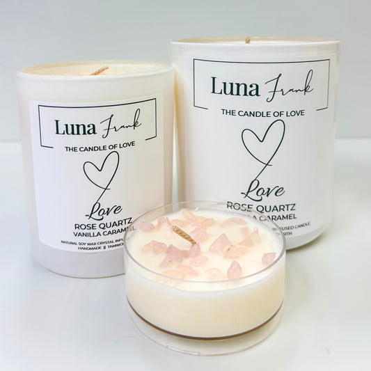 Love - Crystal Infused Candles