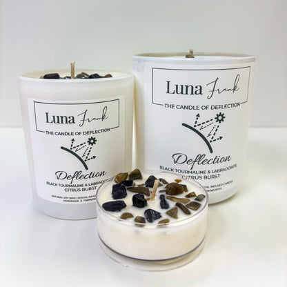 Deflection - Crystal Infused Candles