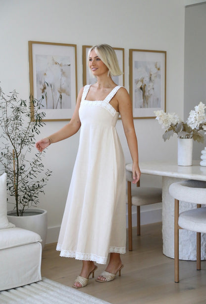Taylor - Oat Maxi Dress