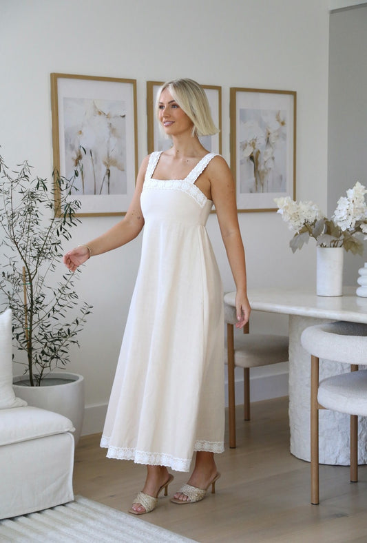 Taylor - Oat Maxi Dress
