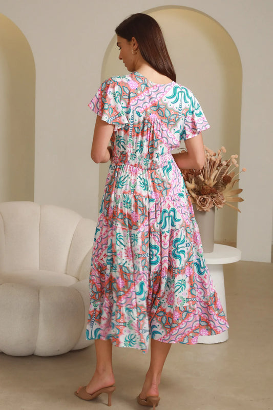 Luca Pink - Midi Dress