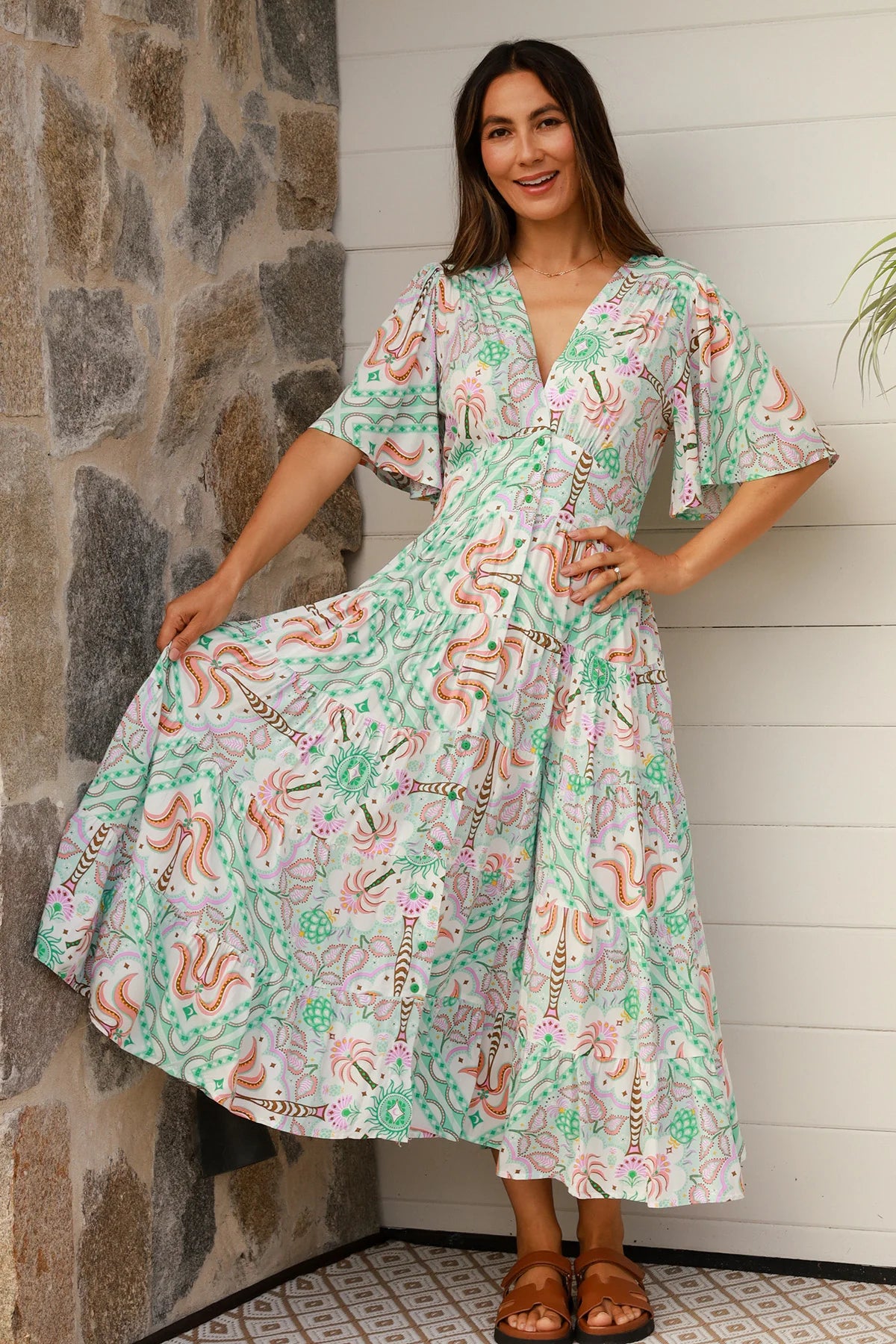 Luca Green - Midi Dress