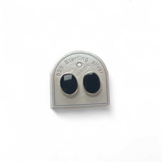 Signature Silver Black Onyx Studs