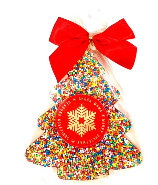 Chocamama Milk Chocolate Christmas Freckled Tree 100g