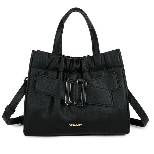 Tobia - Vegan Leather Bag - Black