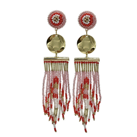 Tasmin Earrings - Pink