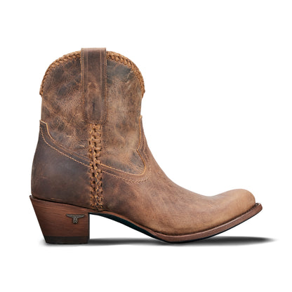 LANE BOOT - PLAIN JANE SHORTIE BROWN