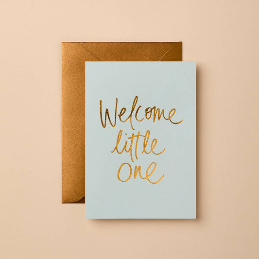 Welcome Little One (Coast Blue) Greeting Card