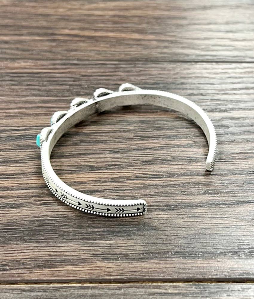 711318, Turquoise Cuff Bracelet