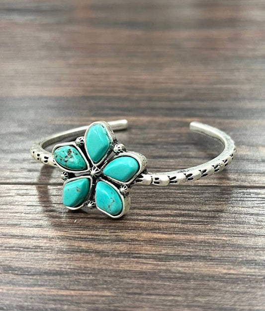 711660, Turquoise Cuff Bracelet
