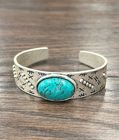 711280, Turquoise Cuff Bracelet