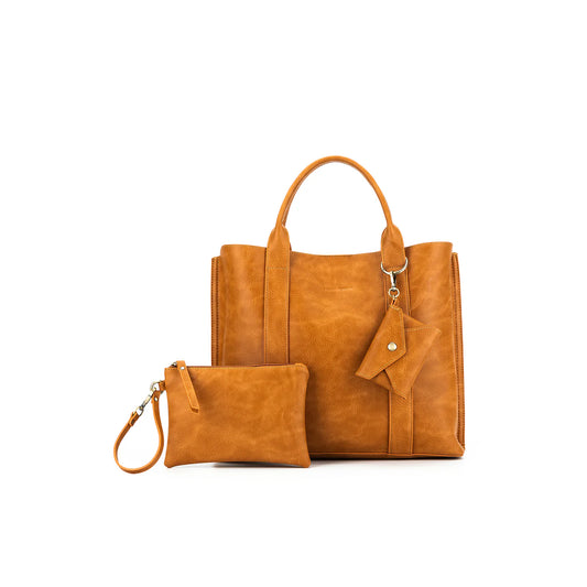 Margaux - Tan - Laptop Handle Bag