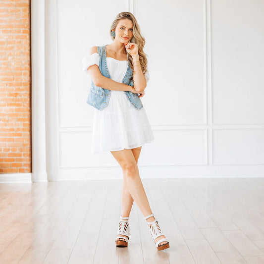 Becca Wedge / Ceramic Crackle