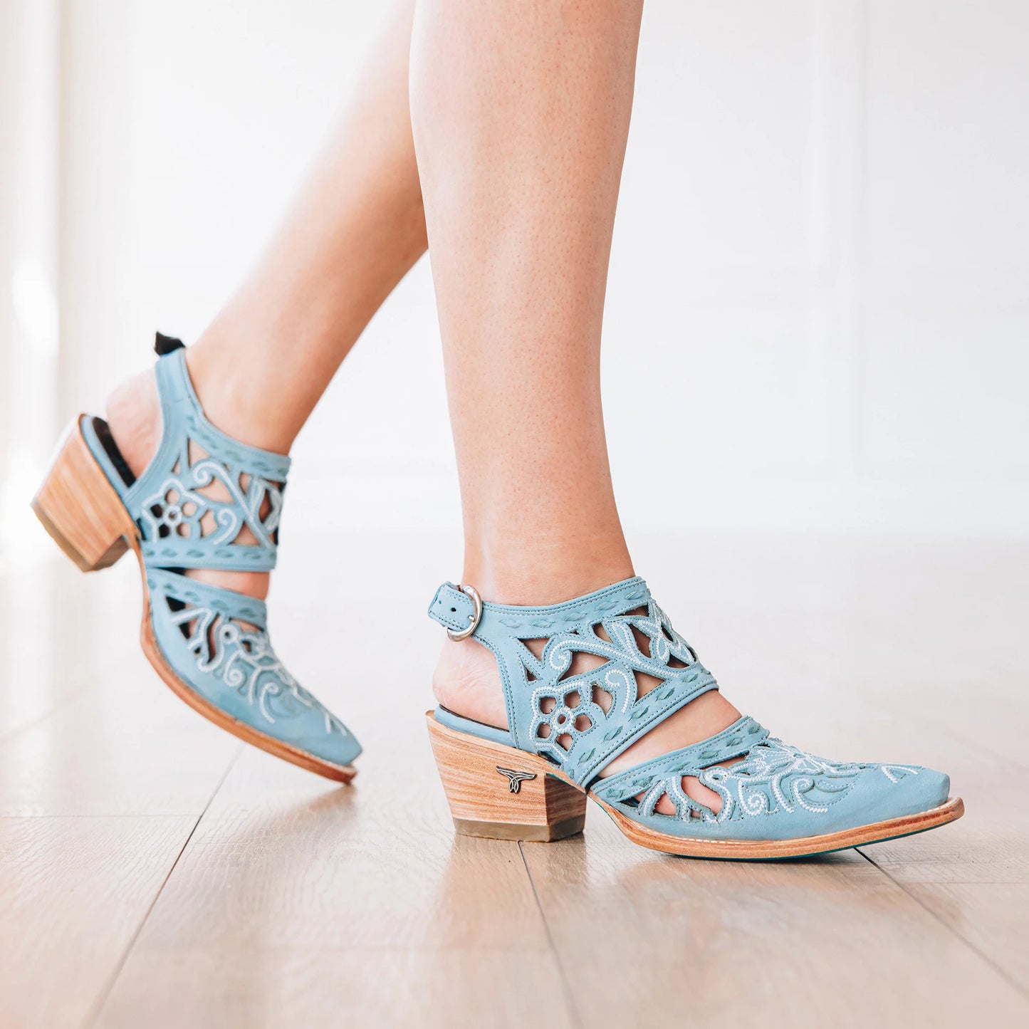 Robin Cut Out Slingback Mules